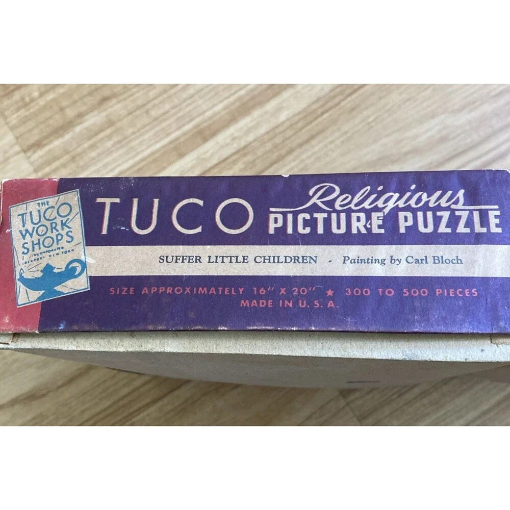 Tuco Religious Jigsaw Picture Puzzles Suffer Little Children & Peter's Denial